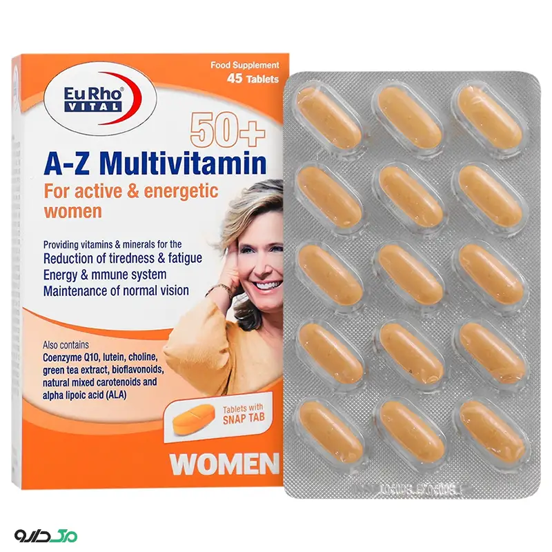 ای زد مولتی ویتامین بالای 50 سال بانوان یوروویتال